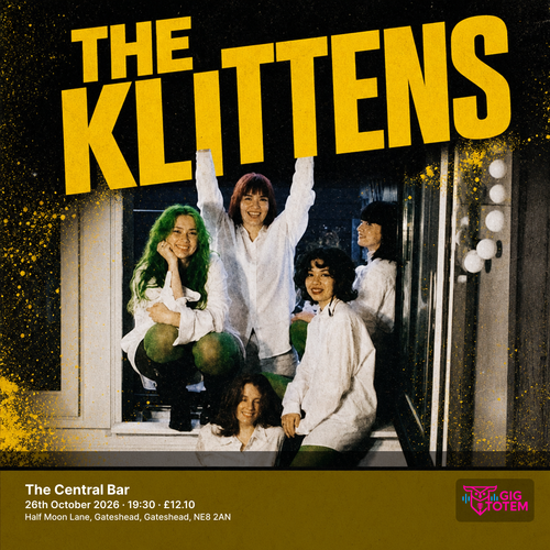 The Klittens at The Central Bar on 26 October 2026 gig poster