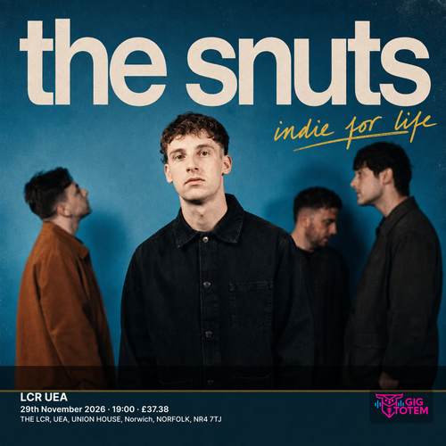 The Snuts The Kairos at LCR UEA on 29 November 2026 gig poster