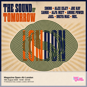 Soulection at Magazine Open-Air London on 16 August 2026 gig poster