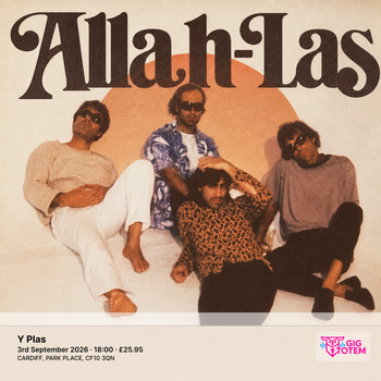 Allah-Las at Y Plas on 3 September 2026 gig poster