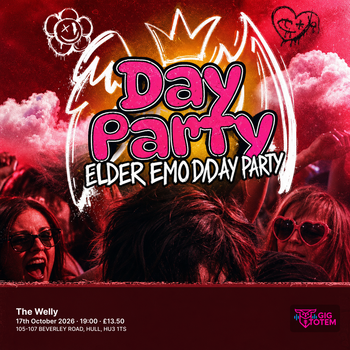 ELDER EMO DAY PARTY at The Welly on 17 October 2026 gig poster