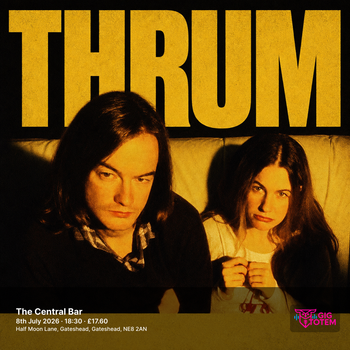 THRUM at The Central Bar on 8 July 2026 gig poster