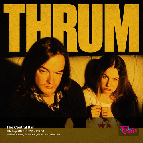 THRUM at The Central Bar on 8 July 2026 gig poster