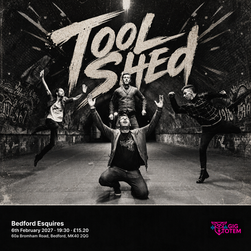 Tool Shed at Esquires on 6 February 2027 gig poster