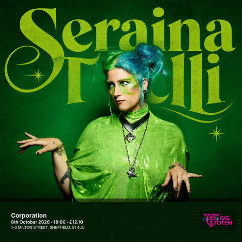 Seraina Telli at Corporation on 8 October 2026 gig poster