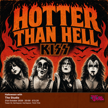 Halloween with Hotter than hell Hotter Than Hell at The Studio on 31 October 2026 gig poster