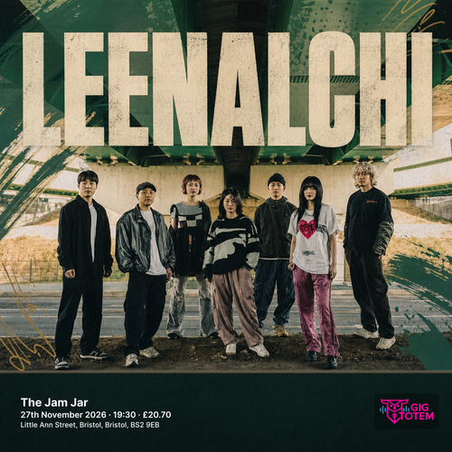 LEENALCHI at The Jam Jar on 27 November 2026 gig poster