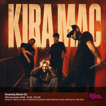 Kira Mac at Anarchy Brew Co on 28 November 2026 gig poster