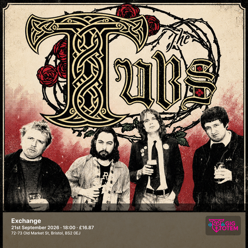 The Tubs at Exchange on 21 September 2026 gig poster