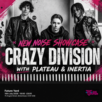 New Noise Showcase at Future Yard on 16 July 2026 gig poster