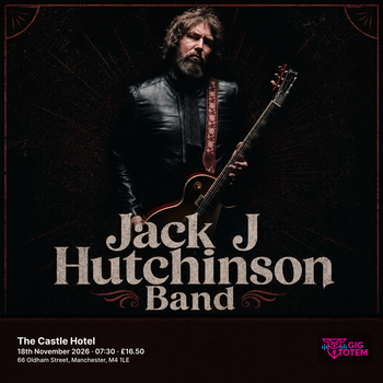 Jack J Hutchinson Band at The Castle Hotel on 18 November 2026 gig poster