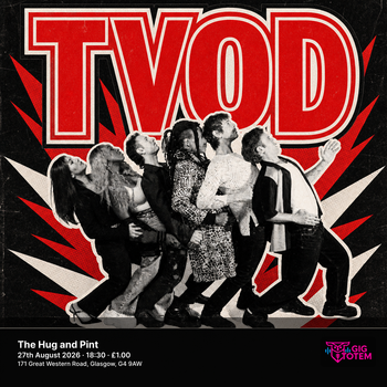 TVOD at The Hug and Pint on 27 August 2026 gig poster
