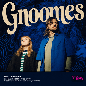 Gnoomes Dextro at The Lubber Fiend on 5 November 2026 gig poster