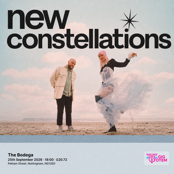 New Constellations A Thousand Mad Things at The Bodega on 25 September 2026 gig poster