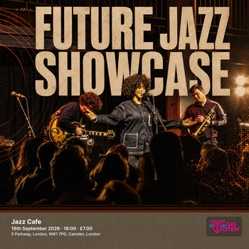 Future Jazz Showcase AlexAbril at Jazz Cafe on 16 September 2026 gig poster