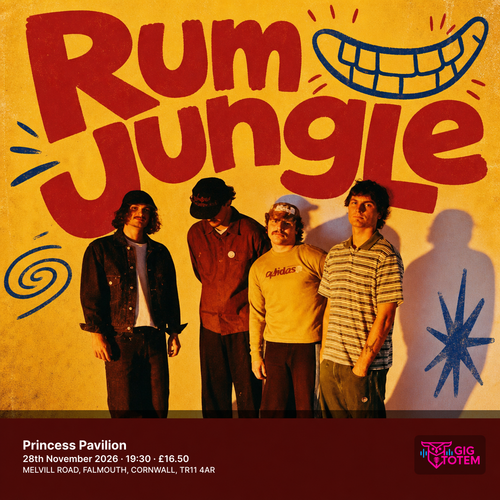 Rum Jungle at Princess Pavilion on 28 November 2026 gig poster
