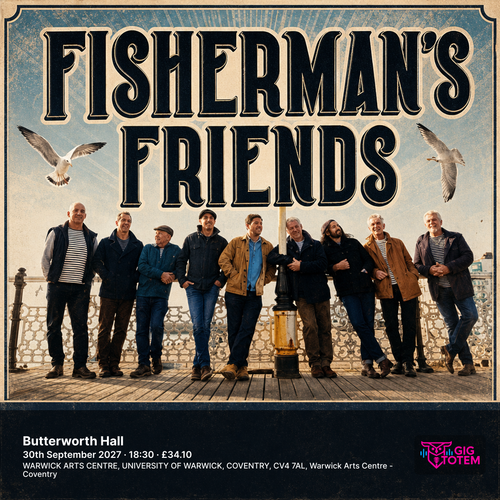 Fisherman's Friends at Butterworth Hall on 30 September 2027 gig poster