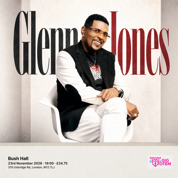 Glenn Jones at Bush Hall on 23 November 2026 gig poster