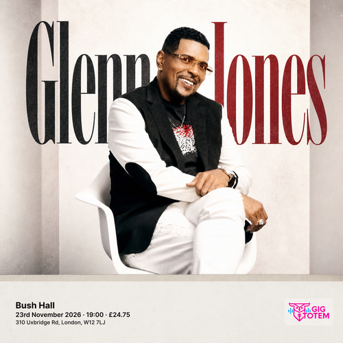 Glenn Jones at Bush Hall on 23 November 2026 gig poster