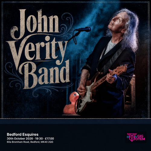 John Verity Band at Esquires on 30 October 2026 gig poster