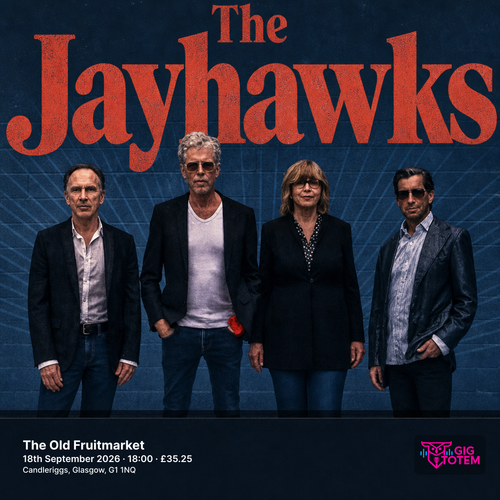 The Jayhawks at The Old Fruitmarket on 18 September 2026 gig poster