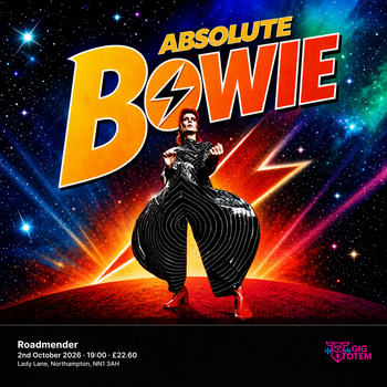 Absolute Bowie at Roadmender on 2 October 2026 gig poster