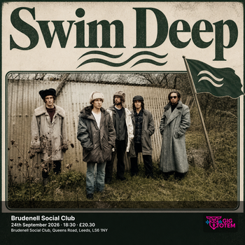 Swim Deep at Brudenell Social Club on 24 September 2026 gig poster