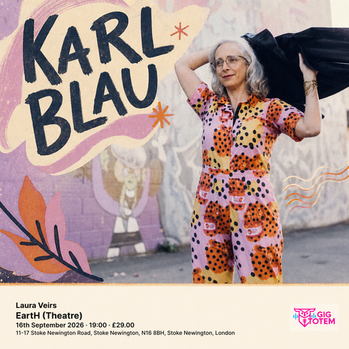 Laura Veirs Karl Blau at EartH (Theatre) on 16 September 2026 gig poster