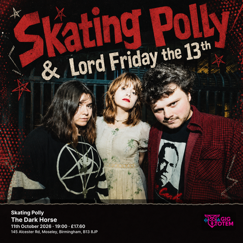 Skating Polly Skating Polly & Lord Friday the 13th at The Dark Horse on 11 October 2026 gig poster