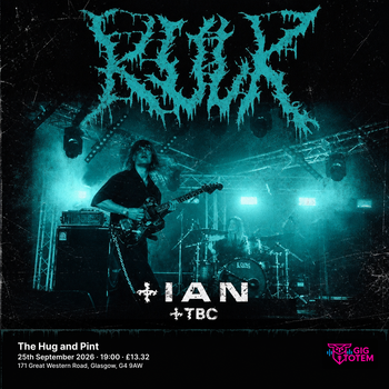 Kulk + Ian at The Hug and Pint on 25 September 2026 gig poster