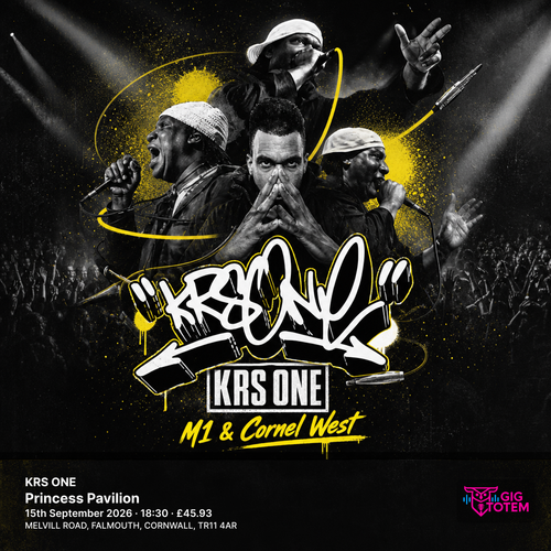 KRS ONE KRS ONE, M1 & Cornel West at Princess Pavilion on 15 September 2026 gig poster