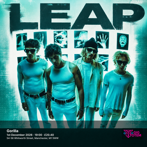 LEAP at Gorilla on 1 December 2026 gig poster