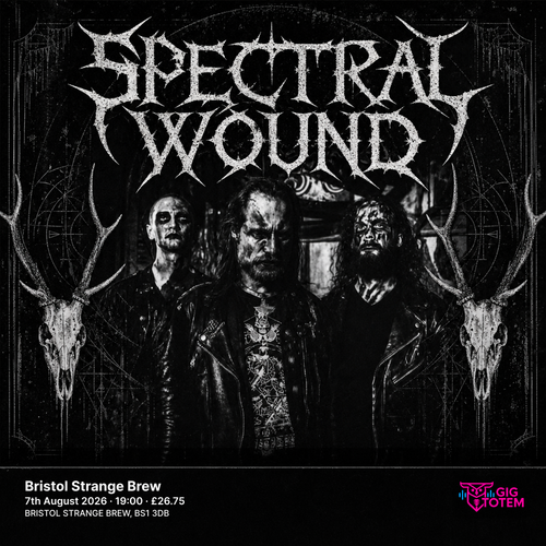 Spectral Wound at Strange Brew on 7 August 2026 gig poster