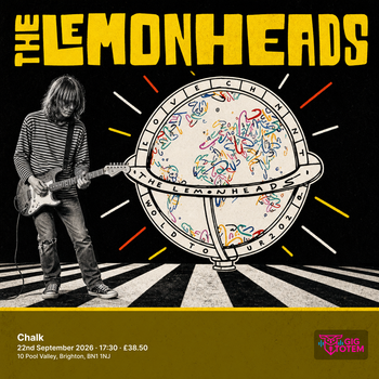The Lemonheads at Chalk on 22 September 2026 gig poster