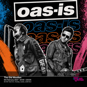 OAS-IS at The Old Woollen on 6 February 2027 gig poster