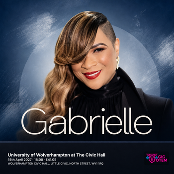 Gabrielle at University of Wolverhampton at The Civic Hall on 15 April 2027 gig poster