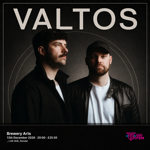 Valtos Daniel Docherty at Brewery Arts on 13 December 2026 gig poster