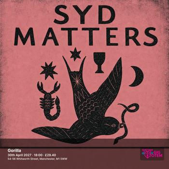 SYD MATTERS at Gorilla on 30 April 2027 gig poster