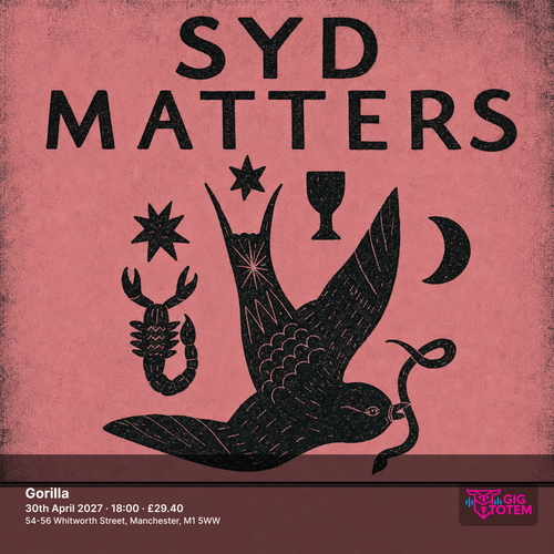 SYD MATTERS at Gorilla on 30 April 2027 gig poster