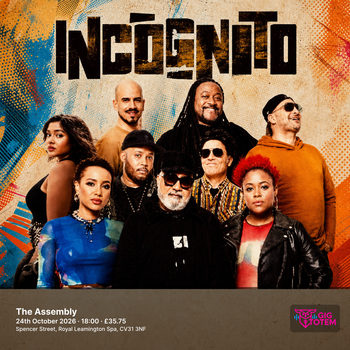 INCOGNITO Bluey at The Assembly on 24 October 2026 gig poster