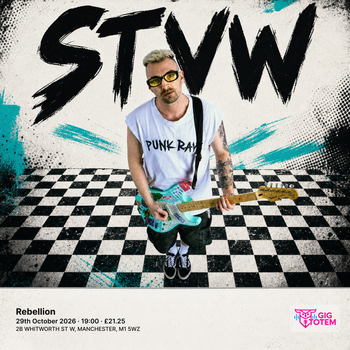 STVW at Rebellion on 29 October 2026 gig poster
