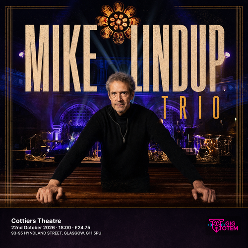 Mike Lindup Trio at Cottiers Theatre on 22 October 2026 gig poster