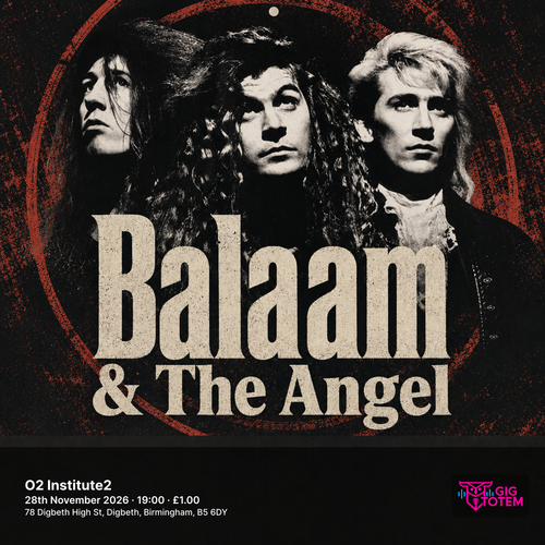 Balaam & The Angel Evil Blizzard at O2 Institute2 on 28 November 2026 gig poster