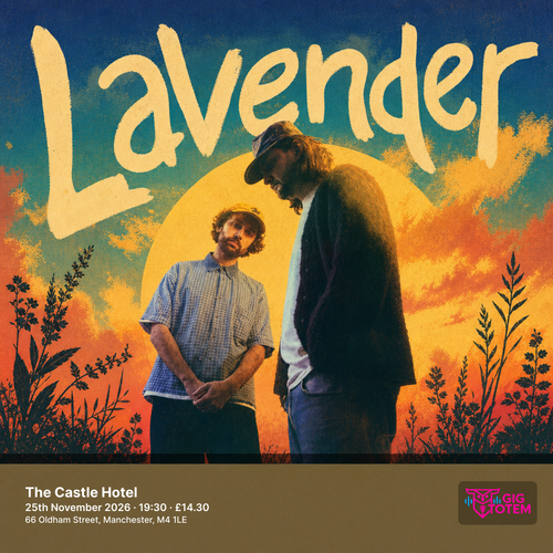 Lavender at The Castle Hotel on 25 November 2026 gig poster