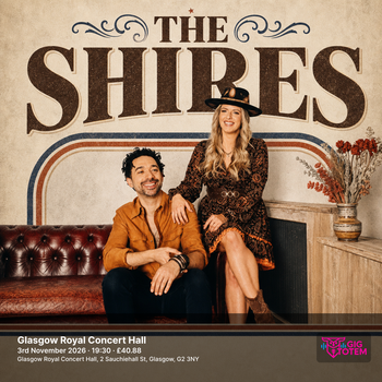 The Shires at Royal Concert Hall on 3 November 2026 gig poster