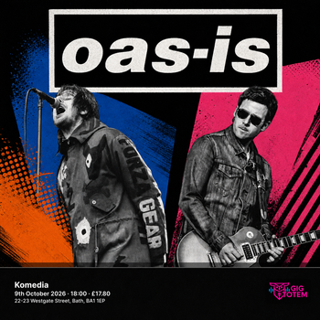 Oas-is at Komedia on 9 October 2026 gig poster
