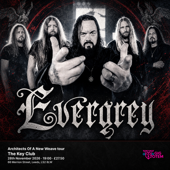 Evergrey - Architects Of A New Weave tour Evergrey, Ignea at The Key Club on 28 November 2026 gig poster