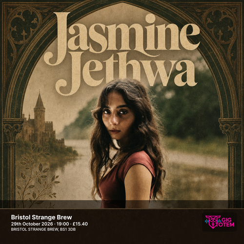 Jasmine Jethwa at Strange Brew on 29 October 2026 gig poster