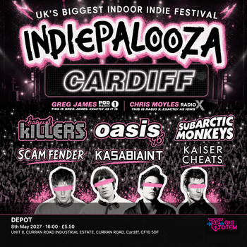 INDIEPALOOZA FESTIVAL at DEPOT on 8 May 2027 gig poster