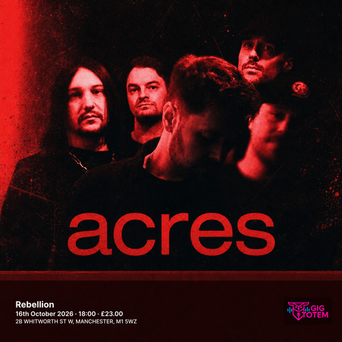 Acres Wayside at Rebellion on 16 October 2026 gig poster